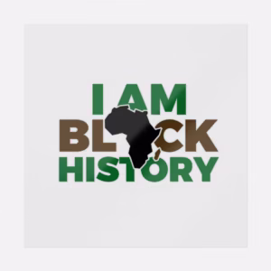 I Am Black History Map DTF